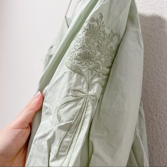 Meadows Hazel cotton Dress Sage US6 - Picture 11 of 12